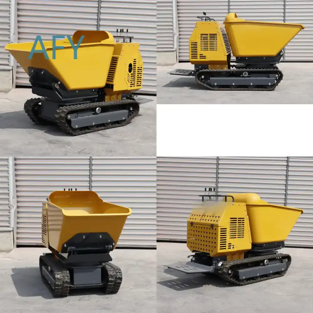 Dump Truck Heavy Equipment - Motor Power 90 Degree Rotating Hopper