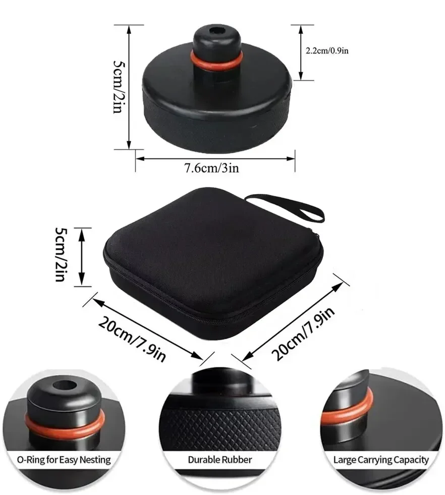 Manhole Cover Lifting - 1/4Pcs Car Rubber Lifting Jack Pad