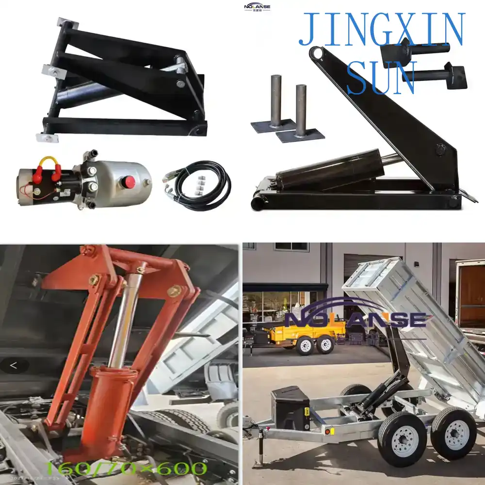 Heavy Equipment Mining - 8 Ton Hydraulic Tipper Trailer Hydraulic