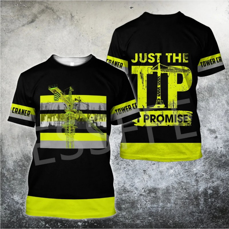 1 Piece Custom Your Picture Te - Heavy Equipment Pictures recension och pris