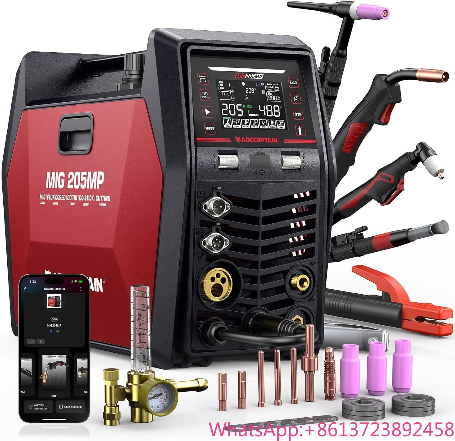 ARCCAPTAIN MIG205MP Multiproce - Portable Welding Generator recension och pris