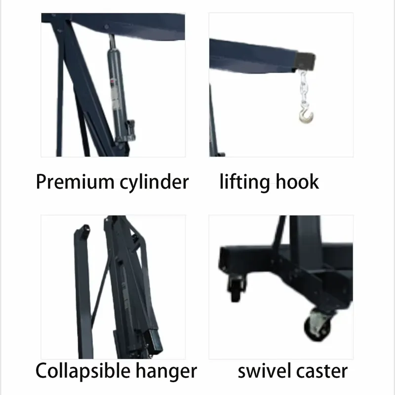 3 Ton Engine Crane 3T Car Engi - Heavy Equipment Jack Stands recension och pris
