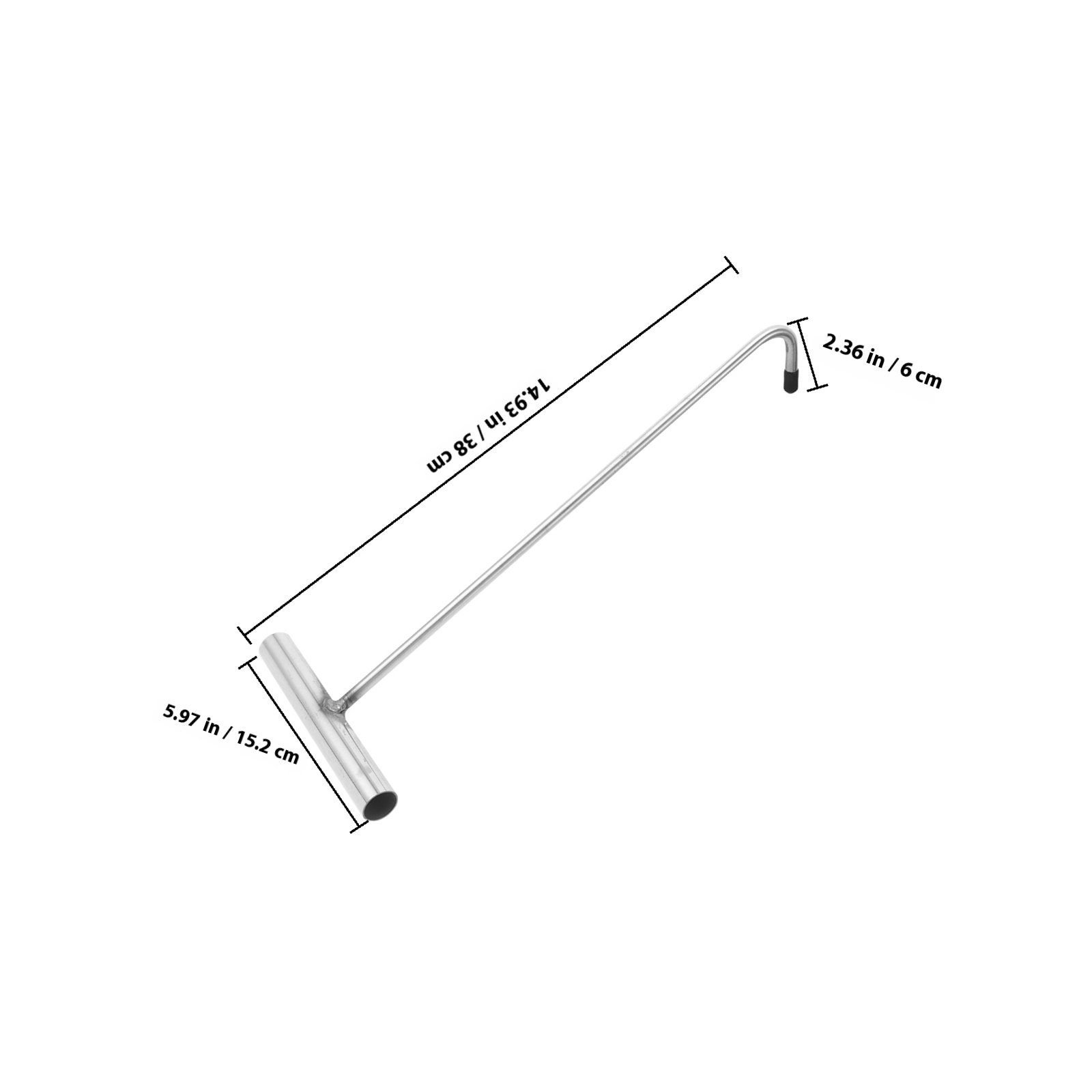 2Pcs Stainless Steel T-Shaped  - Manhole Cover Lifting recension och pris