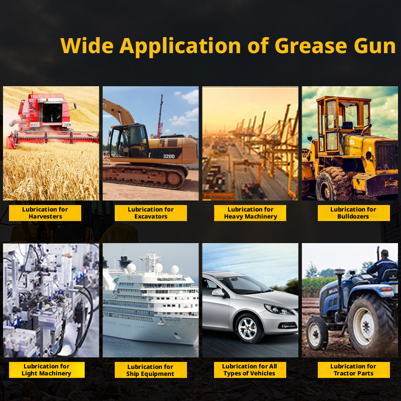 Heavy Duty Air Grease Gun 600m - Grease For Heavy Equipment recension och pris