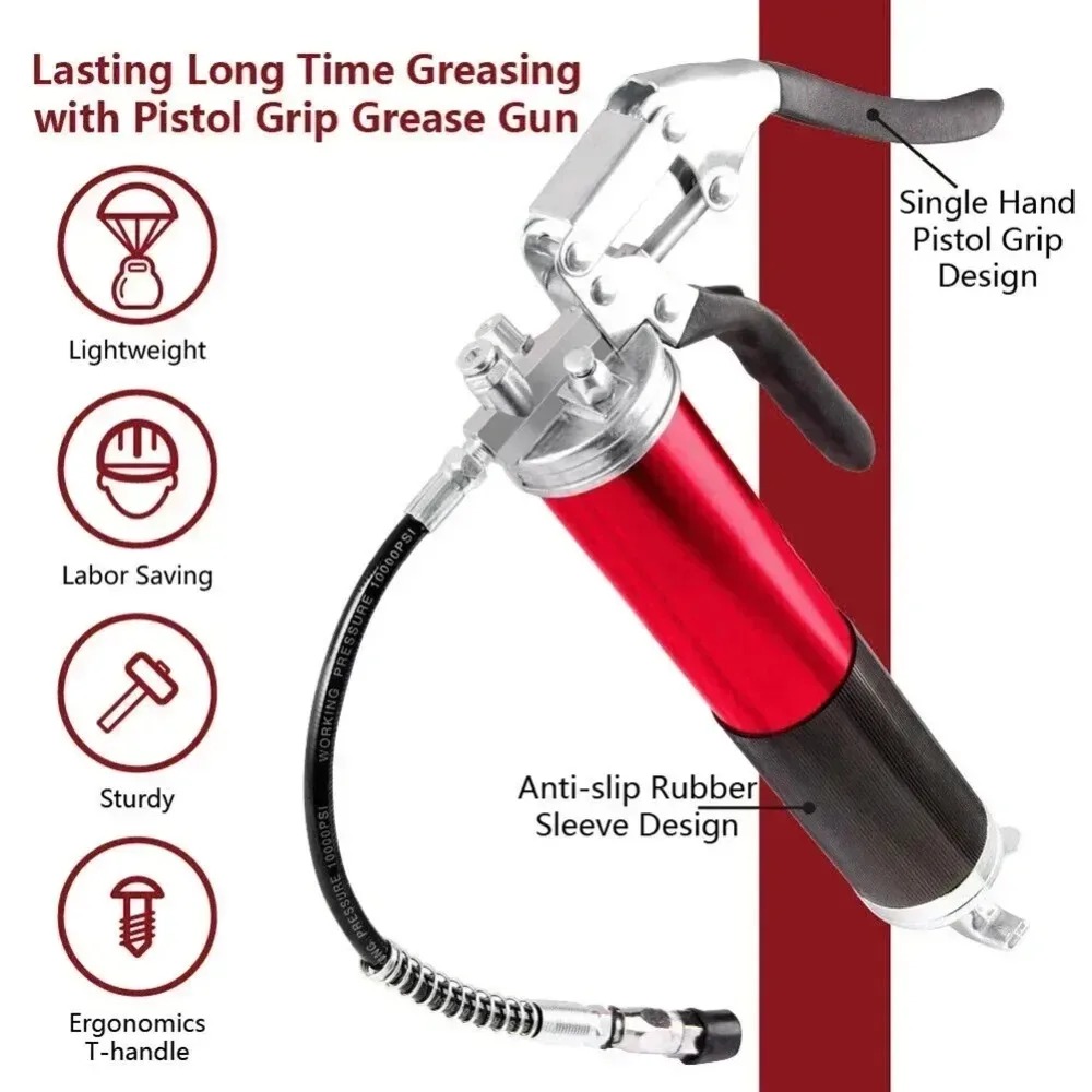 Manual Pistol Grip 7000PSI Hea - Grease For Heavy Equipment recension och pris