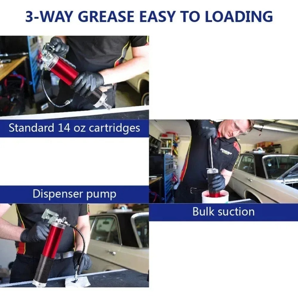 Manual Pistol Grip 7000PSI Hea - Grease For Heavy Equipment recension och pris