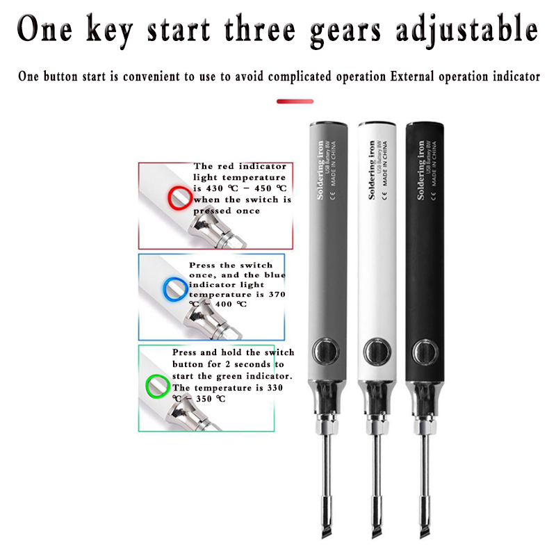 5V Micro Soldering Iron USB Ba - Portable Welding Generator recension och pris