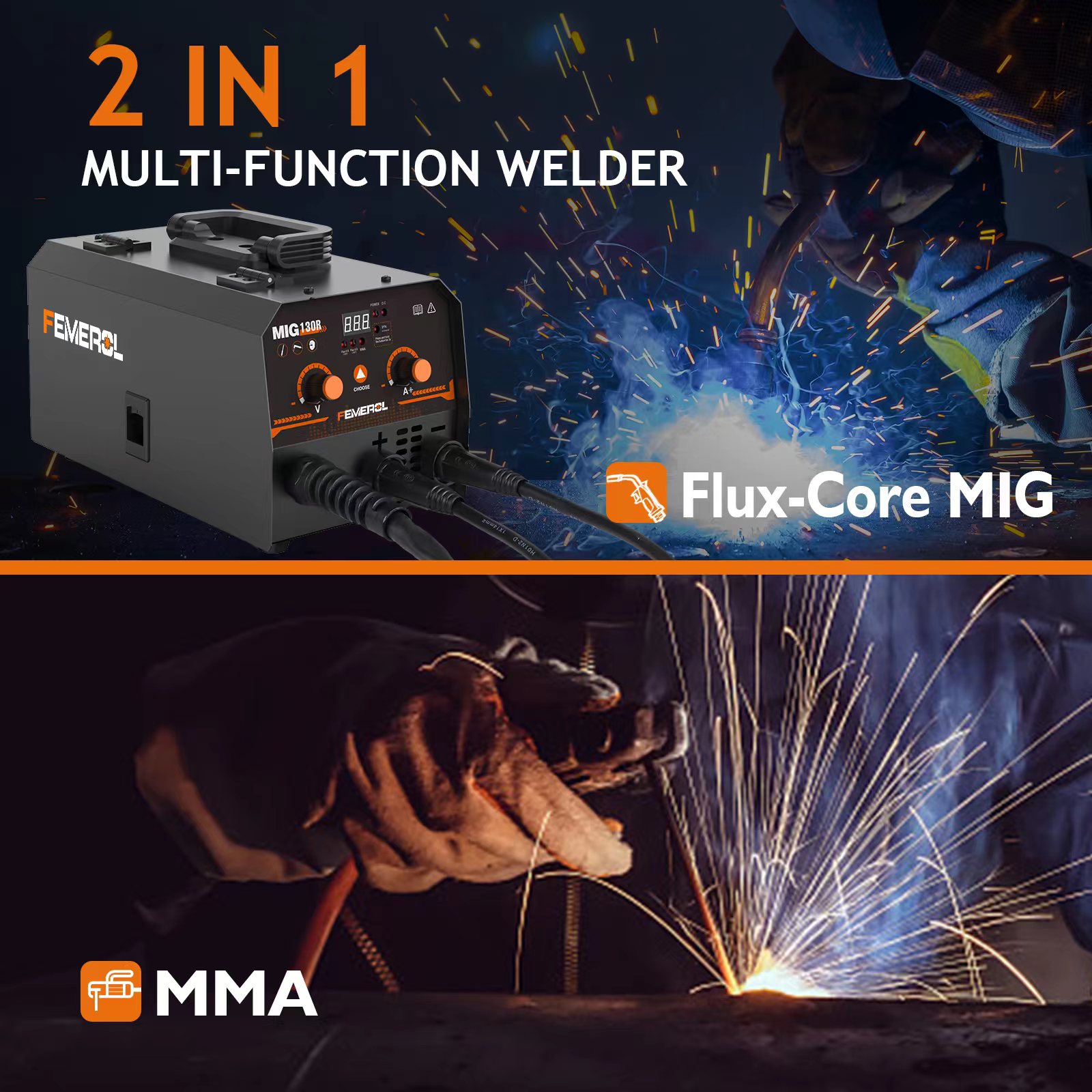 FEMEROL 2 In 1 MIG Welding Mac - Portable Welding Generator recension och pris