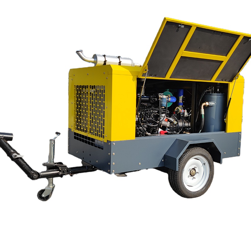 Portable Screw Air Compressor  - Heavy Equipment Mining recension och pris