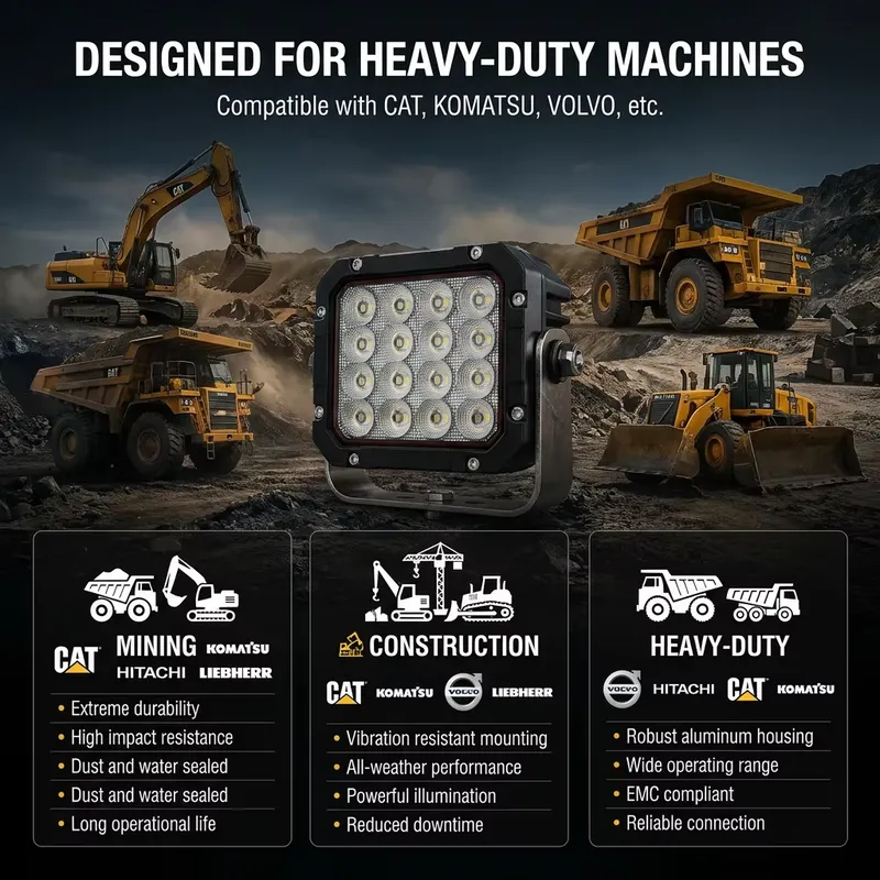 High Lumen Vibration Flood Lig - Heavy Equipment Mining recension och pris