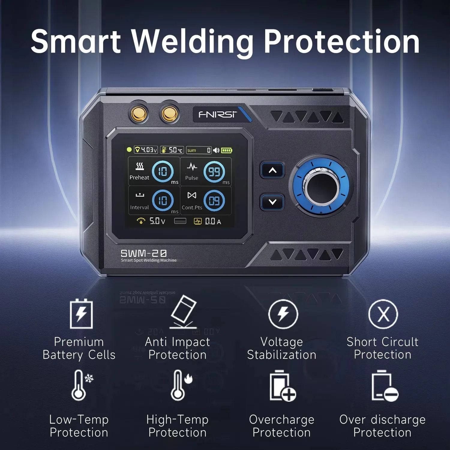 FNIRSI SWM-20 Double Pulse Bat - Portable Welding Generator recension och pris